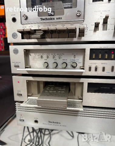 🔊Висок клас аудио система - сет Technics - стъпало, предусилвател с тунер, управление,  дек, CD и г, снимка 7 - Аудиосистеми - 52355239