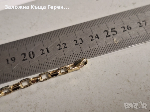 Златна гривна 5,5гр 14к, снимка 5 - Гривни - 52629503