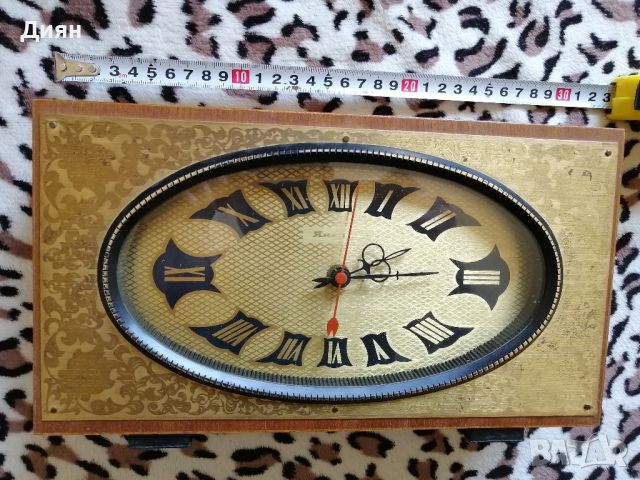 Часовник Янтар Работещ, снимка 3 - Антикварни и старинни предмети - 45280664