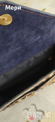 Дамска чанта естествена кожа, снимка 6 - Чанти - 53582449