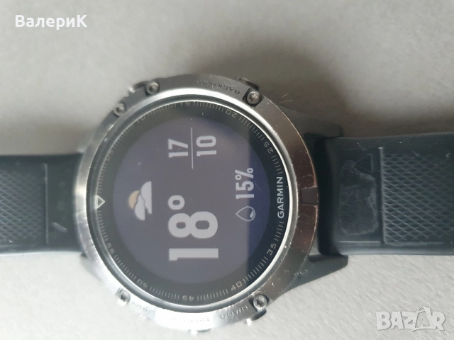 Часовник Garmin Fenix 5 Slate grey, снимка 5 - Мъжки - 52133299