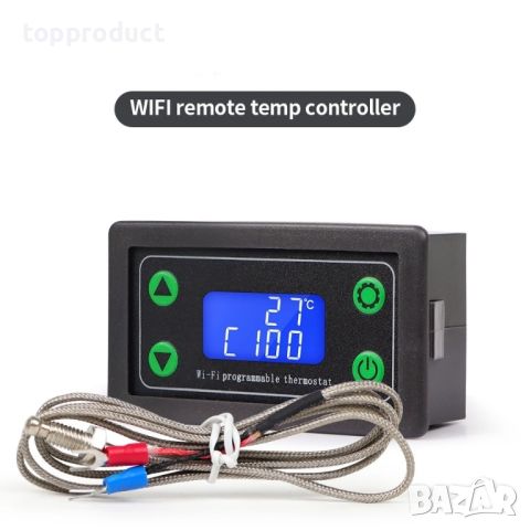 Смарт WiFi, Smart термостат, стаен термостат до 999°С, терморегулатор 
