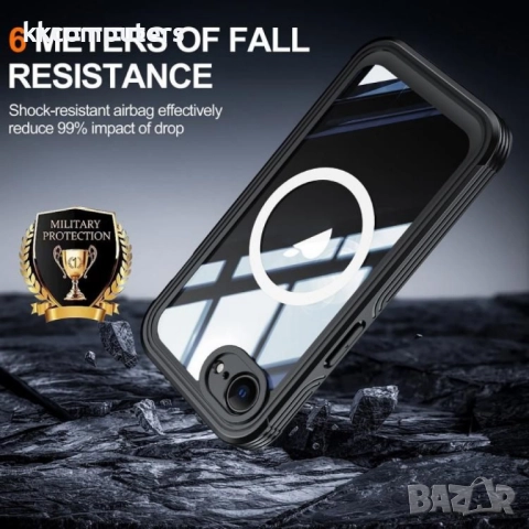 Apple iPhone 16e RedPepper Tempered Glass MagSafe Калъф и Протектор, снимка 6 - Калъфи, кейсове - 52687413