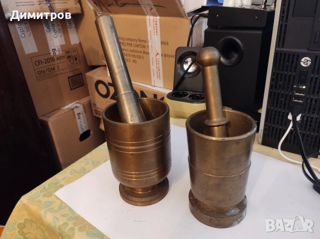 2 броя бронзови хаванчета, снимка 2 - Антикварни и старинни предмети - 54232952