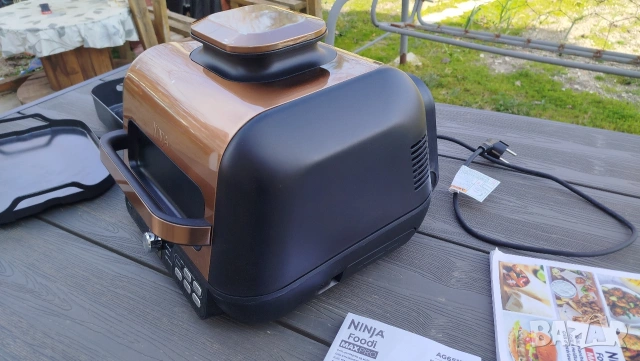 Скара/Грил Ninja Foodi MAX PRO Grill & Air Fryer AG651EU, снимка 12 - Скари - 53707875