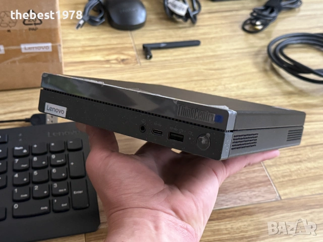 Mini PC Lenovo NEO 50Q Gen4`i5-13420H/16GB DDR4/512GB NVMe/Full Pack, снимка 4 - Работни компютри - 53192963