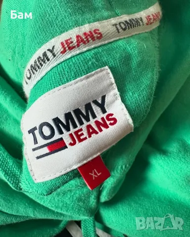 Tommy Jeans Global Unites Hoodie размер ХЛ , снимка 7 - Спортни дрехи, екипи - 47314784