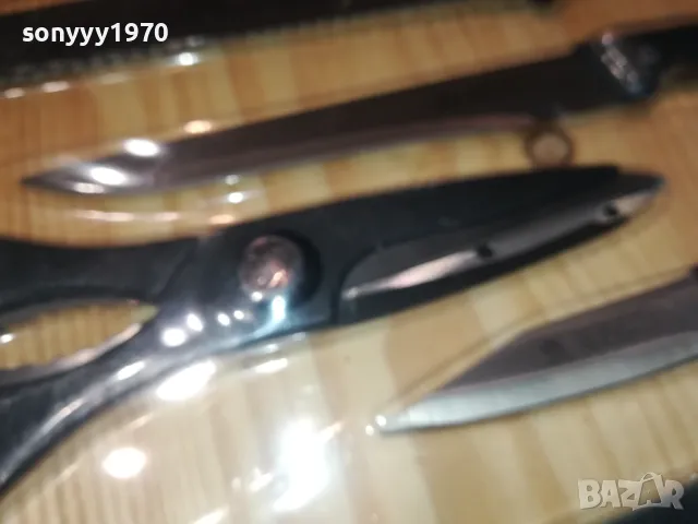 КОМПЛЕКТ НОЖОВЕ С ДЪСКА САТЪР МАСАТ ОТ ГЕРМАНИЯ 2705251118, снимка 13 - Колекции - 50441569