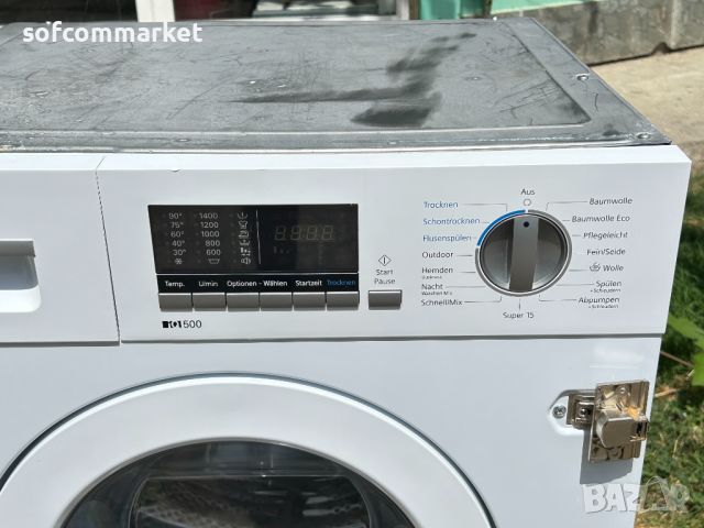Комбинирана пералня със сушилня 7/4 кг Siemens WK14D541 iQ500 , снимка 6 - Перални - 46307660