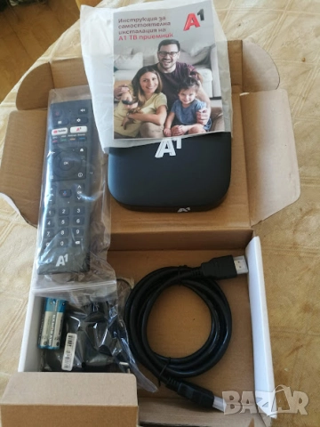 ТВ Бох  а1 Smart Box - Android TV  12 нов не ползван , снимка 3 - Приемници и антени - 50514004