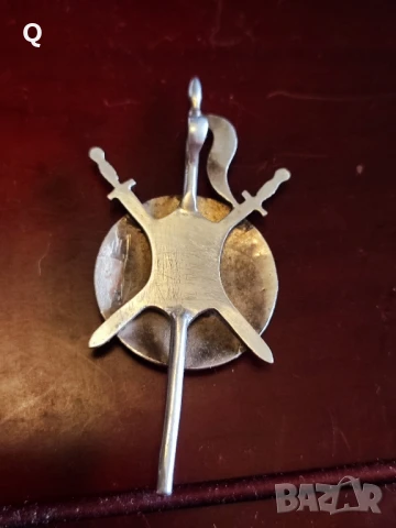 сребърен тангристки кръст, снимка 2 - Колиета, медальони, синджири - 50667459