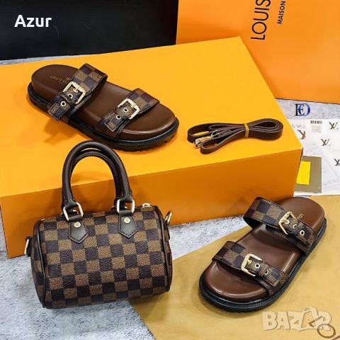 дамски маратонки / чехли и чанта louis vuitton , снимка 6 - Чанти - 46241430