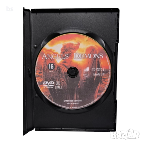 Ангели и демони DVD +R DL с Том Ханкс (бг дублаж), снимка 4 - DVD филми - 51596331