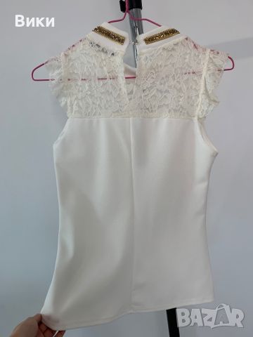 Елегантна блуза размер S/M, снимка 11 - Тениски - 45780750