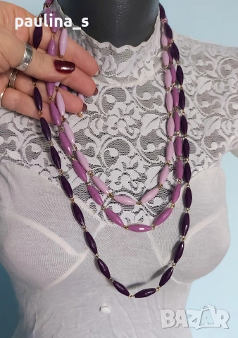 Шест различни броя / Колие тип гердан или чокър, ръчна изработка , снимка 4 - Колиета, медальони, синджири - 53041502
