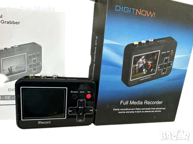 Цифров видео конвертор, DIGITNOW VHS видеозаснемане, преносим, ​​с 2.4-инчов екран с кутия, снимка 2 - Камери - 54233516