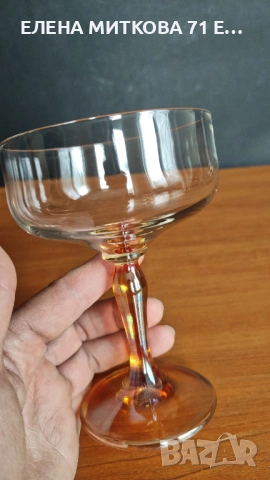 Сервиз от 6 бр.чаши от кристално стъкло, снимка 3 - Чаши - 53637430