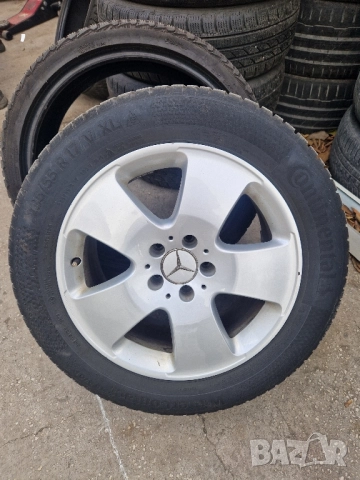 Алуминиеви джанти+зимни  гуми 17'' Mercedes, снимка 3 - Гуми и джанти - 52569137