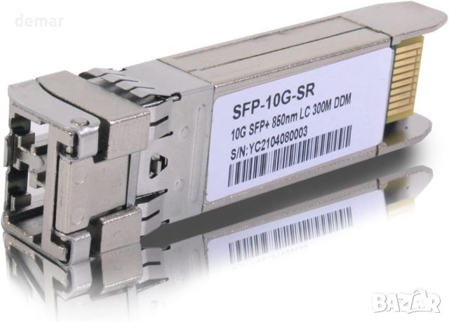 toolco 2 броя 10G Sfp LC MMF300m 10GBase-SR SFP+ трансивър, 10G 850nm MMF, до 300 метра, снимка 8 - Друга електроника - 45558211