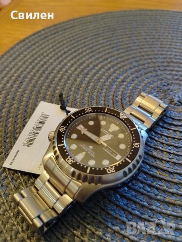 Citizen Pro master Automatic Sapphire , снимка 6 - Мъжки - 46215551