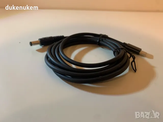 НОВ! USB-C към DC 5.5 x 2.1 mm кабел 65W 87W 1.8m за лаптоп, снимка 8 - Кабели и адаптери - 47197423