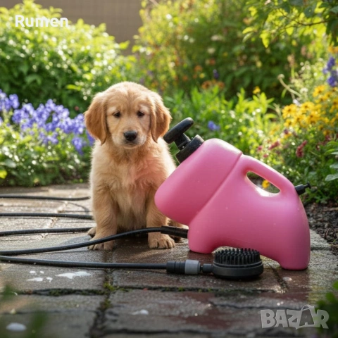 Преносим душ 8L за кучета , снимка 2 - За кучета - 53435196