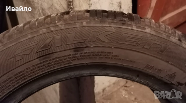 Продавам 2 броя зимни гуми 205.55.16 на 1 сезон дот 2021 Falken , снимка 3 - Гуми и джанти - 53398811