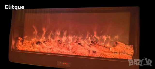 Електрическа камина с Bluetooth и реалистичен пламъчен ефект