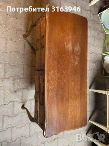 Тоалетка ,конзолна маса с чекмеджета ,Барок, снимка 4 - Шкафове - 45367367