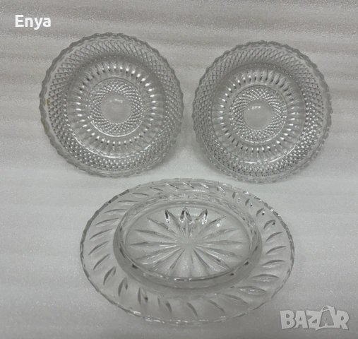 Единични стъклени чинии - за допълване, снимка 2 - Чинии - 53647359