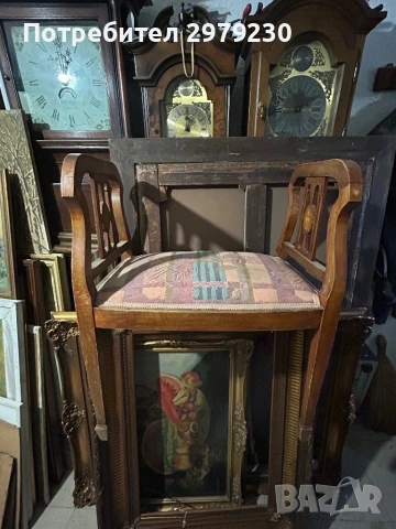 Стара масивна дърво пейка 