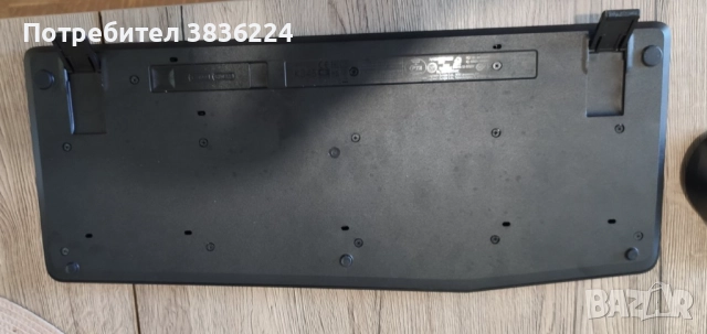 Клавиатура и мишка Logitech MK345, безжични, оптична, черни, пиано лак, снимка 6 - Клавиатури и мишки - 51733229
