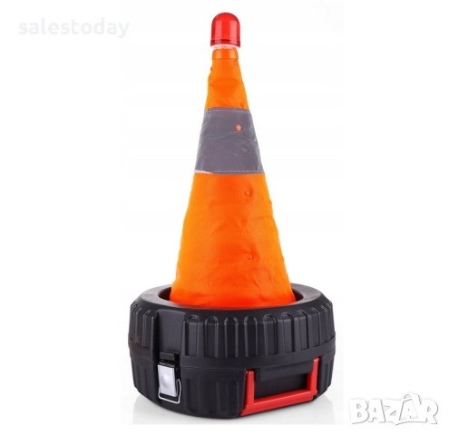 Авариен комплект за автомобил с конус и Кабели за подаване на ток, 11 части, снимка 4 - Аксесоари и консумативи - 34335358