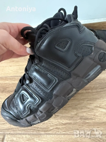 Сникьрси Nike Air More Uptempo  Черен, снимка 3 - Маратонки - 53508425
