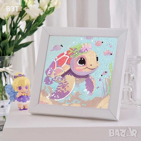 ДИАМАНТЕН ГОБЛЕН – КОСТЕНУРКА /ДЕТСКИ/, снимка 2 - Пъзели - 52678228