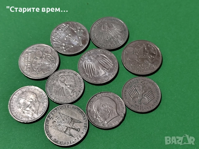ГЕРМАНИЯ-Лот/ 10 Броя Монети, снимка 2 - Нумизматика и бонистика - 52558994