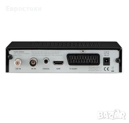 ТВ декодер TELE System TS4020 с двоен DVB T/T2 и DVB-S/S2 HEVC HD HDR10 HLG тунер, снимка 5 - Приемници и антени - 50245140
