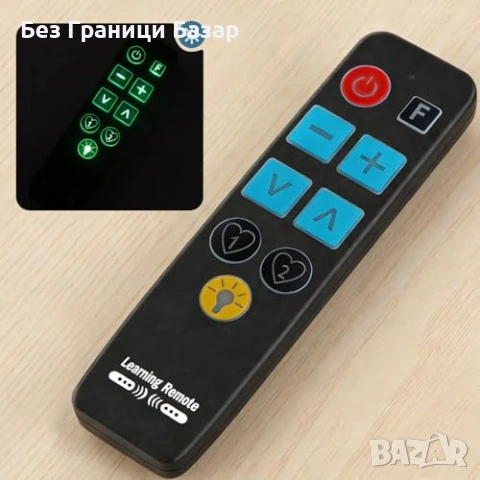 Ново Универсално TV дистанционно с големи бутони, светещи клавиши, снимка 5 - Дистанционни - 53572953