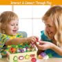 Montessori дървени играчки - за развитие, подходящи за деца от 2 до 4г, снимка 6
