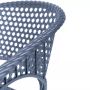 Градински комплект - маса и 2 стола в ратанов дизайн, снимка 6