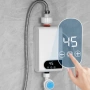 Проточен бойлер 3500W с дигитален дисплей – Моментална топла вода без чакане, снимка 8