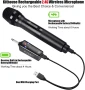 Безжични микрофони Kithouse K380S 2,4 GHz, безжичен микрофон за пеене, DJ, караоке, партита, снимка 2