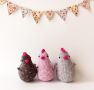 Великденска декорация, плетени кокошки, играчки ръчна изработка , снимка 6