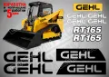 GEHL R190 стикери надписи, снимка 9