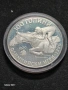 Продавам сребърна монета 1000 лева от 1995 година,100 години олимпийски игри., снимка 1