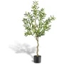 ПРОМОЦИЯ Изкуствено маслиново дърво с енергоспестяващи лед светлини, 152см A-GE23003, снимка 1