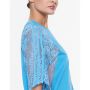 ADIDAS Adicolor Classics Lace Tee Dress Blue, снимка 3