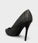 Дамски обувки на висок ток с камъчета T-249 Black, снимка 3