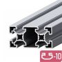 УСИЛЕН Конструктивен алуминиев профил 40х80 Слот 10 Т-Образен