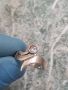 Сребърен пръстен със Син топаз, снимка 1 - Пръстени - 45959887
